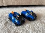 Paw patrol - Chase - True metal 2x, Kinderen en Baby's, Speelgoed | Speelgoedvoertuigen, Ophalen, Zo goed als nieuw