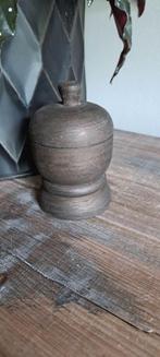 Klein houten potje/deksel sober, Ophalen of Verzenden, Zo goed als nieuw