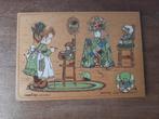 Vintage houten Simplex Toys puzzel Sarah Kay Poppen, Overige typen, Ophalen of Verzenden, Zo goed als nieuw