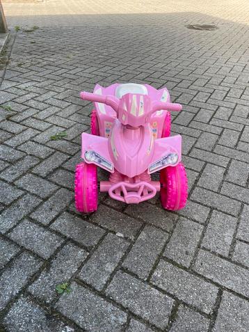 Roze Accu Quad voor Kinderen beschikbaar voor biedingen