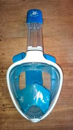 Full face snorkelmasker maat M., Watersport en Boten, Snorkelen, Snorkelmasker, Gebruikt, Ophalen of Verzenden