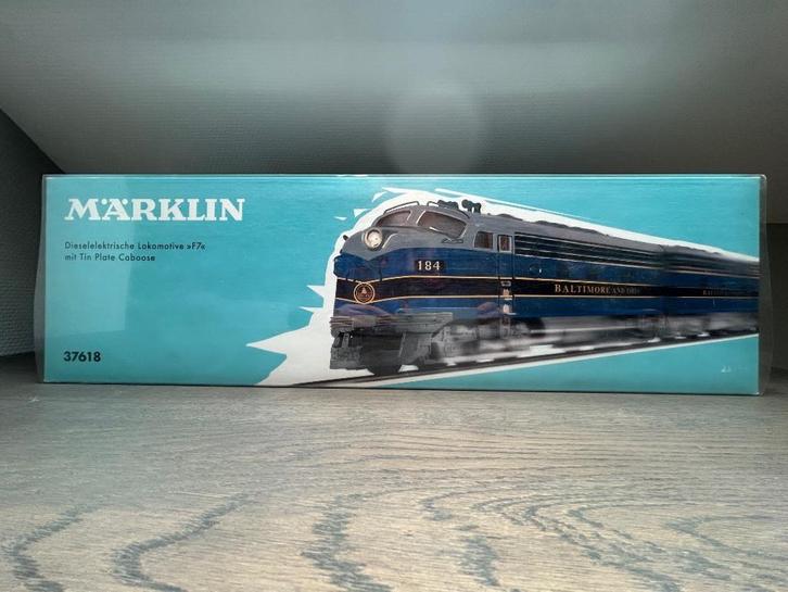 Locomotief H0 Baltimore & Ohio Railroad 37618, Hobby en Vrije tijd, Modeltreinen | H0, Zo goed als nieuw, Locomotief, Wisselstroom