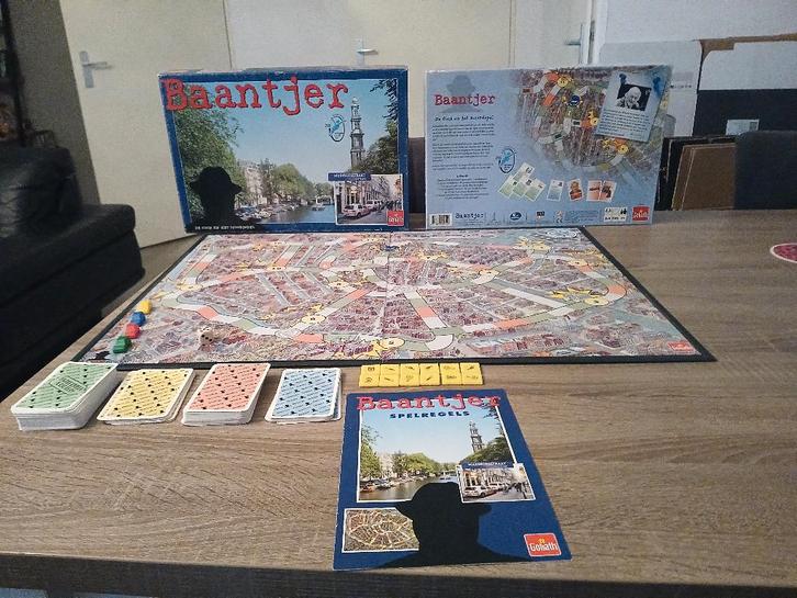Baantjer spel, Hobby en Vrije tijd, Gezelschapsspellen | Bordspellen, Zo goed als nieuw, Een of twee spelers, Drie of vier spelers