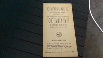 Catalogus Kosmos Amsterdam winter 1950-1951 belangrijke boek