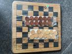 Houten dambord met houten damstukken, Ophalen, Nieuw, Overige typen