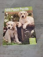 Puzzel 500st, Golden Labradors, Ophalen of Verzenden, 500 t/m 1500 stukjes, Gebruikt, Legpuzzel