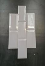 Wandtegels wit 10x20cm 3.8m2, Ophalen, Minder dan 20 cm, Zo goed als nieuw, Minder dan 5 m²