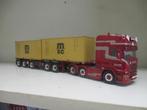 Scania Streamliner H de Klerk 2x 20ft MSC Containers, Verzenden, Nieuw, Bus of Vrachtwagen, Wsi