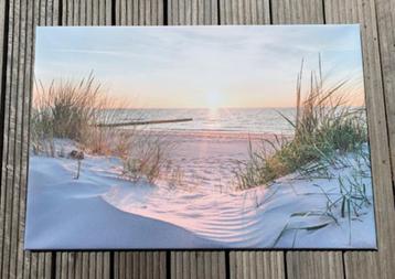 Canvas schilderij strand beschikbaar voor biedingen