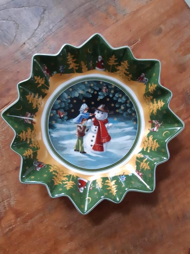 Stervormige Schaal Kerst Villeroy en Boch Toy's Fantasy, Diversen, Kerst, Zo goed als nieuw, Ophalen of Verzenden