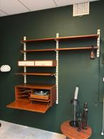 Vintage Modulaire Wandkast met Platenspeler Ingebouwd, Huis en Inrichting, Ophalen, Teakhout, Zo goed als nieuw, Minder dan 100 cm