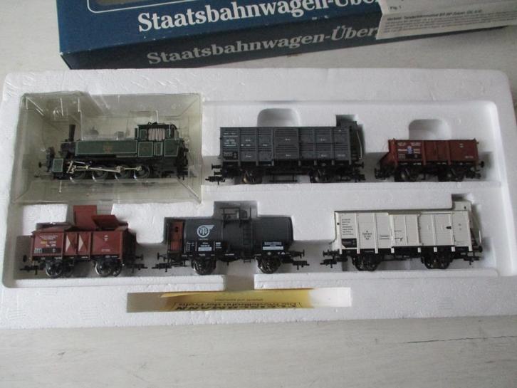 Fleischmann Set Staatsbahnwagen-Übergabezug no 4889, Hobby en Vrije tijd, Modeltreinen | H0, Zo goed als nieuw, Treinset, Gelijkstroom