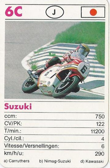 Kw1817 -- 6c motorkaartje suzuki beschikbaar voor biedingen