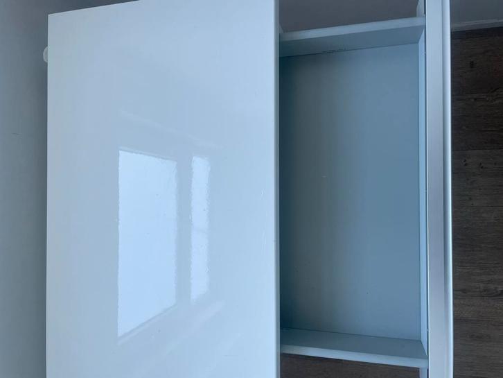 IKEA Besta Burs Bureau wit - Gebruikt, Huis en Inrichting, Kasten | Dressoirs, Gebruikt, 150 tot 200 cm, 25 tot 50 cm, Met lade(s)