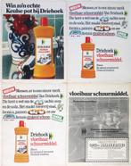 45+ vintage advertenties reclames schoonmaakproducten 75-77, Ophalen of Verzenden, Gebruikt, Overige typen