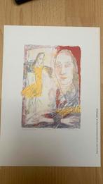 Zeefdruk 1-250 Woman Reading van M Aartsen ‘91, Antiek en Kunst, Ophalen of Verzenden