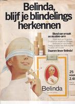 Retro reclame 1978 Belinda sigaretten blindelings herkend, Overige typen, Ophalen of Verzenden