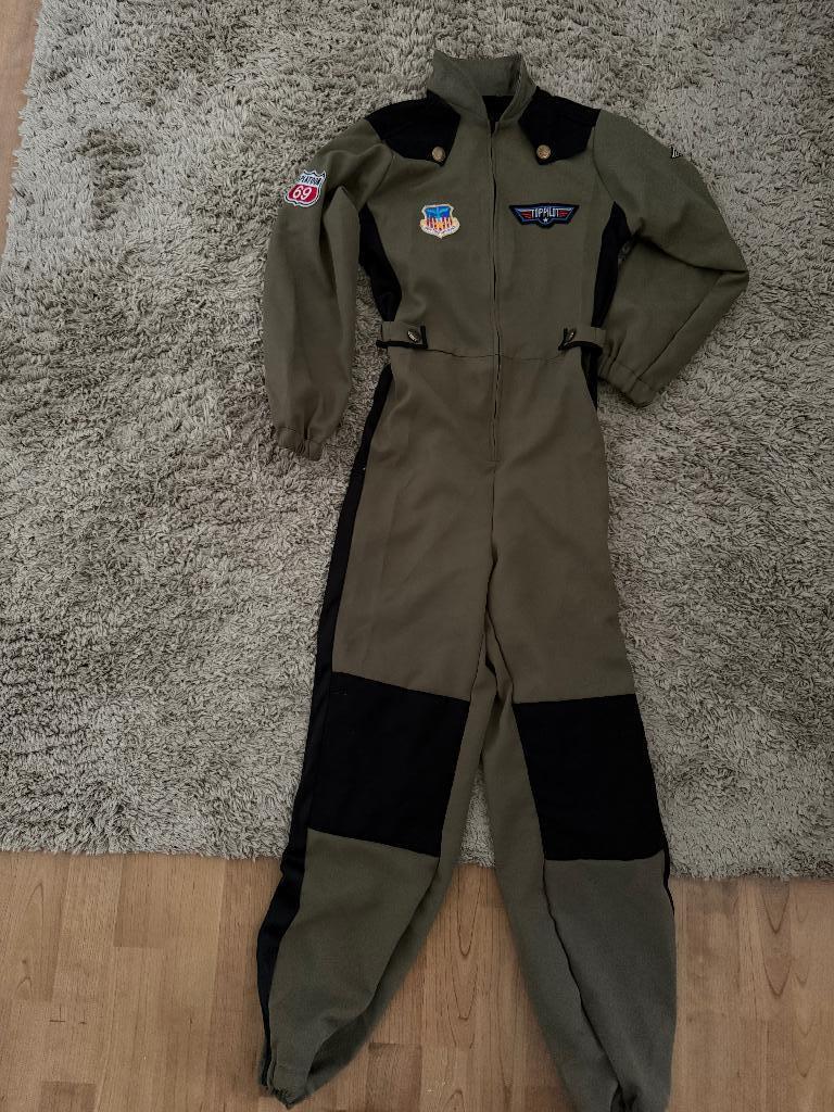 Carnavalskleding pilotenpak, Kinderen en Baby's, Carnavalskleding en Verkleedspullen, Ophalen of Verzenden, Zo goed als nieuw