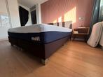 Boxspring zwart Matt matras 160 x 200, Ophalen, Gebruikt, Zwart, Tweepersoons