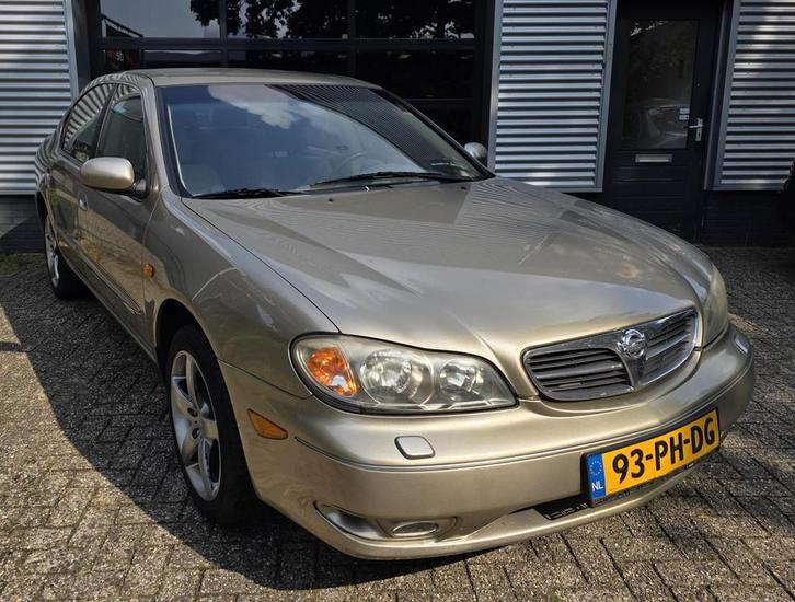 Nissan Maxima QX 3.0 V6 Elegance *RIJDT EN SCHAKELT GOED!*, Auto's, Nissan, Bedrijf, Te koop, Maxima (QX), ABS, Airbags, Airconditioning