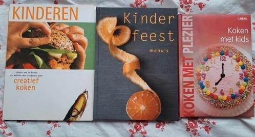 3x kookboek: Kinderen, Kinderfeest, koken met kids, gratis r, Boeken, Kookboeken, Zo goed als nieuw, Ophalen of Verzenden