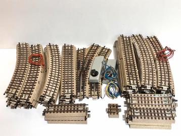 Marklin 800 H0 3600 serie 54 st rails en electrische wissels beschikbaar voor biedingen