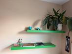 IKEA zwevende wand planken - 4 stuks (2 groen, 2 rood), Ophalen, Gebruikt
