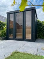 Black edition Panorama Buitensauna tuinsauna Finse sauna, Ophalen of Verzenden, Nieuw, Complete sauna