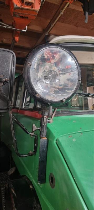 Groot zoeklicht Brandweer / Leger unimog vintage decoratie  beschikbaar voor biedingen