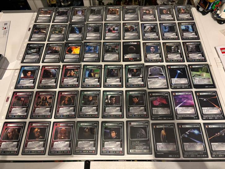 Star trek CCG Blaze of Glory complete set (geen foils), Hobby en Vrije tijd, Verzamelkaartspellen | Overige, Zo goed als nieuw