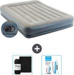 3x Intex Luchtbed - 2-Persoons - 152 x 203 x 30 cm - Grijs, Ophalen, Zo goed als nieuw
