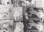 Amadeo Modigliani oude filmfoto Naakt erotiek Atelier, Antiek en Kunst, Verzenden