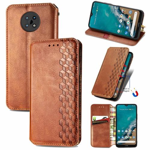 Luxe PU Lederen Wallet Case Set voor Nokia G50 _ Bruin, Telecommunicatie, Mobiele telefoons | Hoesjes en Frontjes | Nokia, Nieuw