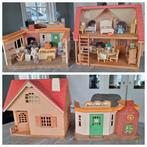 sylvanian Families  bakkerij met vintage bovenhuis, Ophalen of Verzenden, Gebruikt, Poppenhuis