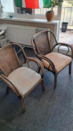 Stoelen, Huis en Inrichting, Stoelen, Ophalen, Gebruikt, Twee, Bruin