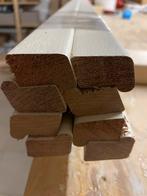 Meranti neuslatten sponning 20 mm, wit gegr. 8 st. 200cm, Ophalen, Minder dan 25 mm, Zo goed als nieuw, Plank