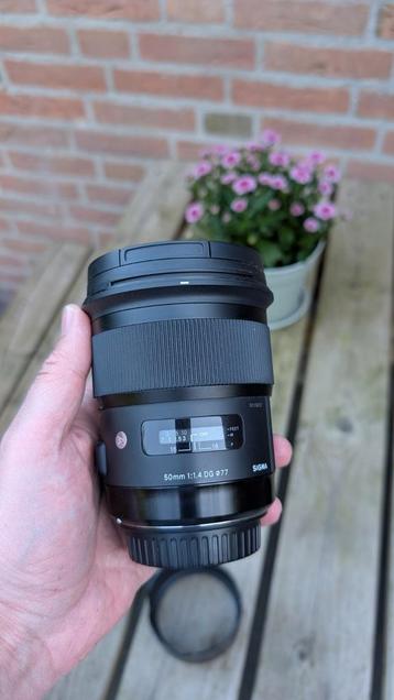 Sigma 50mm f1.4 art voor canon beschikbaar voor biedingen