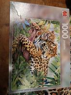 Legpuzzel 1000 stukjes - Luipaarden, Ophalen of Verzenden, 500 t/m 1500 stukjes, Zo goed als nieuw, Legpuzzel