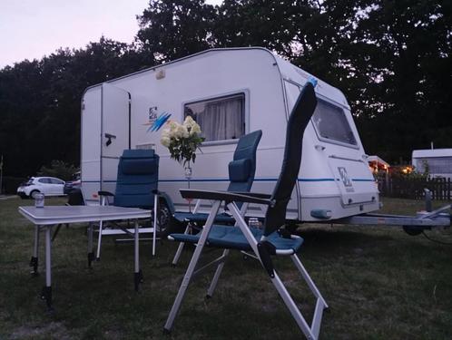 Heerlijke caravan, Knaus met lengte bed, cassette toilet, Caravans en Kamperen, Caravans, Particulier, tot en met 3, 750 - 1000 kg