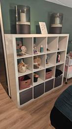 Ikea Kallax Kast hoogglans wit, Huis en Inrichting, Kasten | Boekenkasten, Ophalen, 50 tot 100 cm, Zo goed als nieuw, Minder dan 100 cm