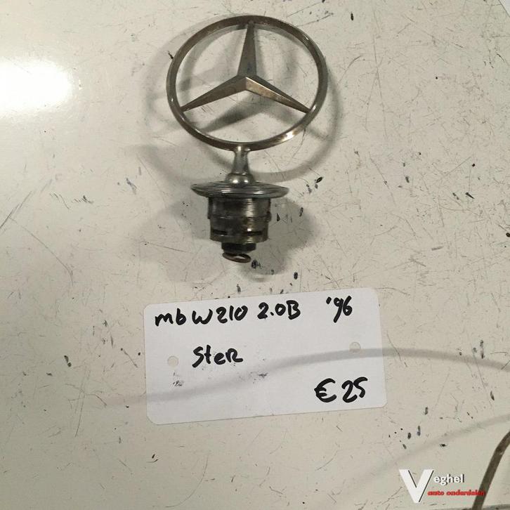 Mercedes W210 2.0 Benzine 1996  Mercedes Ster ( motorkap ), Auto-onderdelen, Carrosserie en Plaatwerk, Gebruikt, Ophalen of Verzenden