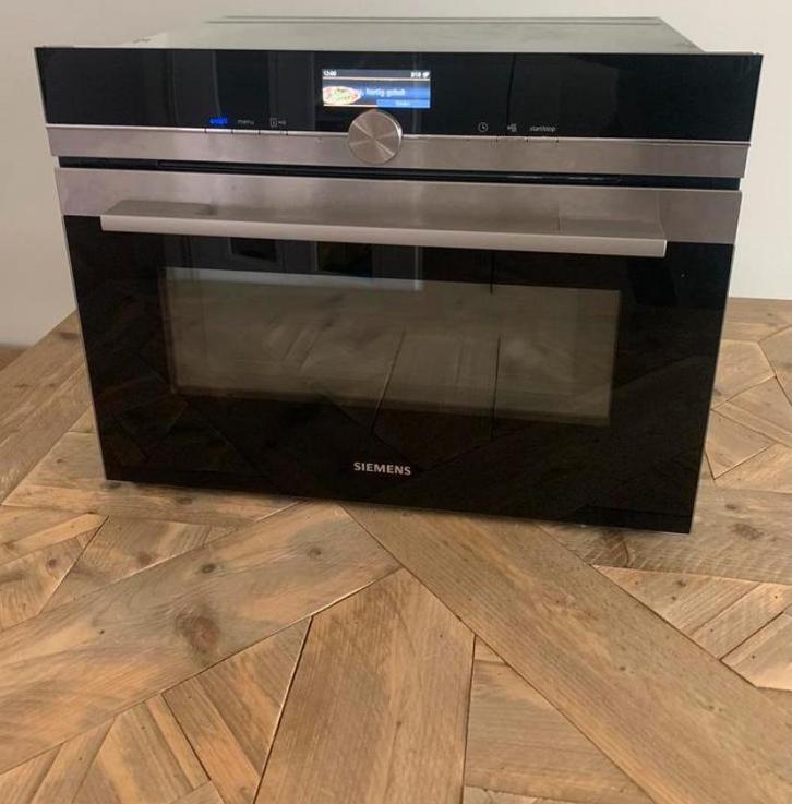 Siemens combi oven/magnetron, Witgoed en Apparatuur, Ovens, Zo goed als nieuw, Oven met grill, 45 tot 60 cm, Ophalen