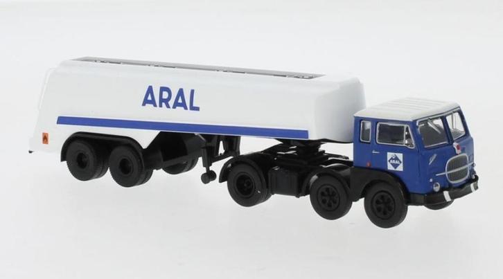 Brekina 58507 Fiat 690 T, RHD, Aral, Tank-SZ, 1960, Hobby en Vrije tijd, Modelauto's | 1:87, Nieuw, Bus of Vrachtwagen, Brekina