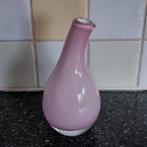 Fidrio Holland Pisa roze vaasje, Ophalen of Verzenden, Glas, Minder dan 50 cm