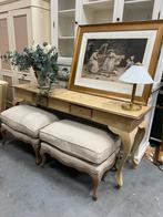 Antieke Franse sidetable met lades – 180 cm oud, Antiek en Kunst, Ophalen of Verzenden