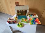 Fisher Price school, schoolbus, Ophalen of Verzenden, Gebruikt, Speelset