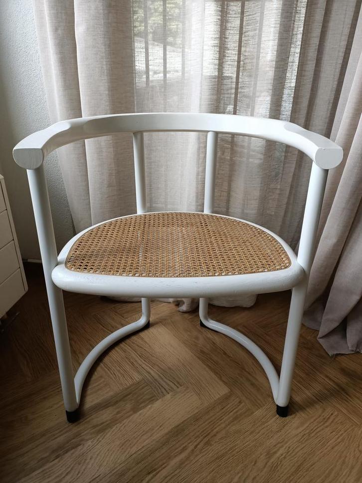 Achillea design stoel | Tito Agnoli voor Ycami Collection, Huis en Inrichting, Stoelen, Zo goed als nieuw, Eén, Metaal, Riet of Rotan