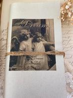 Jeanne d’Arc dagboek/junk journaal enz van hand geschept pap, Antiek en Kunst, Ophalen of Verzenden