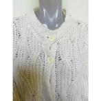 American Vintage roomwit ruimvallend vest - TU -, Kleding | Dames, Truien en Vesten, Maat 38/40 (M), Verzenden, Wit, Zo goed als nieuw