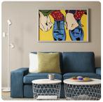 IKEA canvas Bjorksta PopArt “ I’m Going To Have Fun In Here”, Ophalen of Verzenden, 100 tot 125 cm, 75 cm of meer, Print